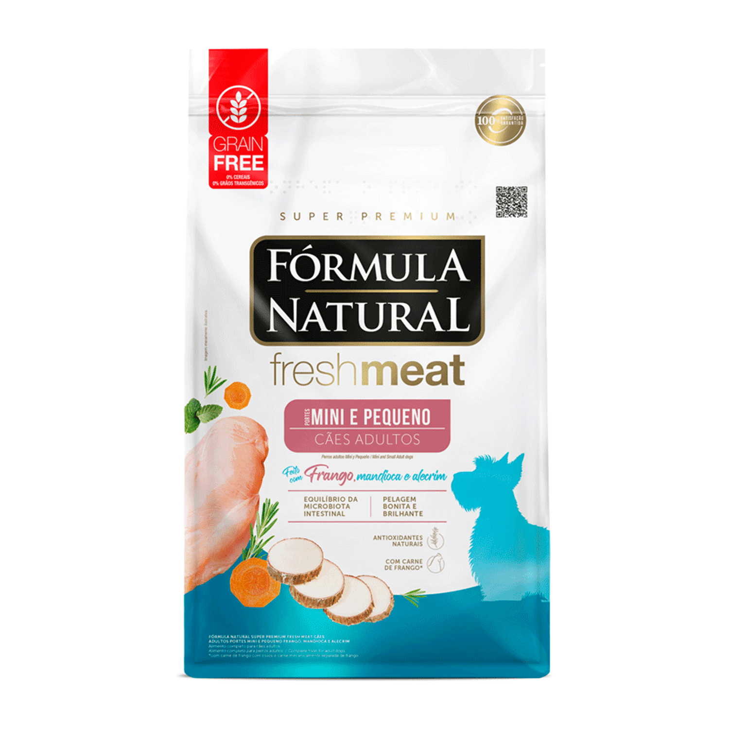 Formula Natural Fresh Meat Cão Adulto Frango Mini e Pequeno